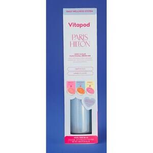 Paris Hilton Vitapod 22oz Bottle With 6 Pods (3 Flavors) Starter Kit